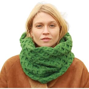 Carraig Donn Merino Wool Honeycomb Irish Snood Scarf