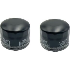 2Pcs Oil Filter Compatible with Kawasa-ki ZX-6 R Ninja 300 400 500 500R 650 650R 1000 Accessories 16097-0002 16097-0004 Replace HF303 303 15400-P0H-305