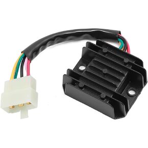 Minho GY6 Voltage Regulator Rectifier with 5 PIN Connector Compatible with GY6 150CC 152QMI 157QMJ Engine Scooter Mopeds Jonway Tank