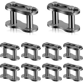 10 Pcs 420 Chain Master Link, Motorcycle Chain Drive Chains for 50cc-125cc ATV Quad 4 Wheeler Pocket Bike