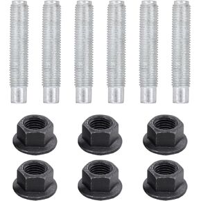 ApplianPar Exhaust Stud and Nut Kit for Subaru Legacy and Outback 1990-18, Impreza 1993-18, Forester 1998-18, Crosstrek 2013-19, Baja 2003-06, WRX 2002-18, STI 2004-18, Tribeca 2006-13, svx 1992-97