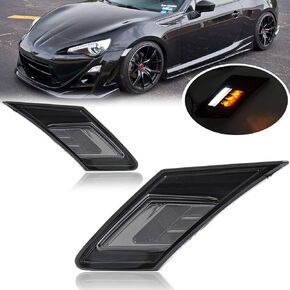 عدسة دخان بيضاء/العنبر LED LED MONTY MARKER MARKER MARKER MARKER FOR 2013-2016 SCION FR-S 2013-2020 Subaru BRZ 2017-2020 Toyota 86/GT86 LED LED LIGHT LIGHT