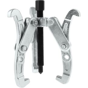 6 Inch 3-Jaw Gear Puller, 2 Jaw 3 Jaw Puller for Pulley Gears Bearings and Flywheels, Heavy Duty Pulley Puller with Reversible Jaws, High Carbon Steel Removal Tool Bearing Puller Tool