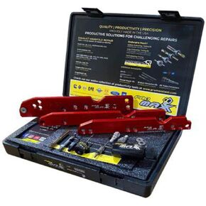 Tool Promaxx Powertech Set Charlie ™ العادم لمجموعة الإصلاح ، تناسب فورد ، دودج ، محركات غاز جنرال موتورز ، إزالة الترباس الدقيقة والسهلة ، حل إصلاح متعدد المنوع كامل