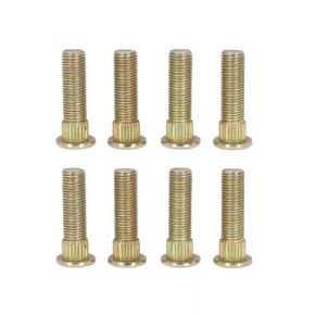 8pcs (3/8-24 * 1.38 ") ترصيع العجلات الخلفية الأمامية 7518378 بديل لـ Polaris Ranger 400 500 570 800 900 Sportsman Scrambler Trail Boss Blazer 330 ATV