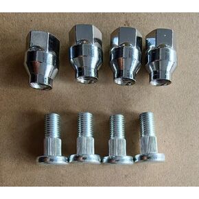 Front Rear Wheel Studs & Lug Nuts 85-1116 Replacement for 2006-2017 Arctic Cat ATV 400 500 650 700 1000 H2 TRV ALTERRA atv Wildcat Sport Trail Prowler 550 700 1000 UTV