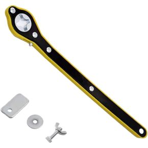 luvillyCar Jack Ratchet Wrench,Scissor Jack Handle, Handle Scissor Jack, Garage Tire Wheel Lug Wrench, For Motorcycle, Car, Suv And Other Vehicles