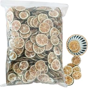 Premium Dried Lime Slices, Natural Dried Lime Slices, for Crafts Cake Decoration Cocktail Garnish Table Scatters Potpourri Candle Crafts(7.05oz/200g)
