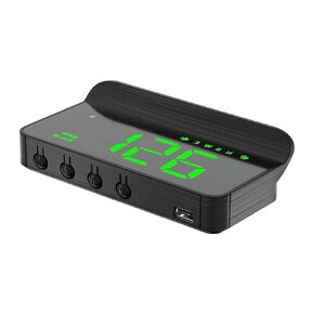 رؤساء الشاشة لأعلى للسيارات ، جهاز الإسقاط لعداد السرعة الزجاجية M1Green ، عداد السرعة الرقمي GPS مع السرعة ، اتجاه القيادة ، القيادة المفرطة في التنبيه ، وضع GPS لجميع المركبات