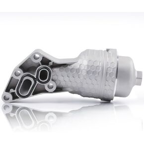 26300-3LAA0 Upgrade Aluminum Oil Filter Housing Assembly Fit for Hyundai Palisade 2020-2024, Genesis G80 2017-2020, Kia Telluride 2020-2024, Kia Sorento Cadenza Sedona 2017-2021, #263003LAA0