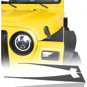 u-Box TJ Wrangler Top Fender Cover Textured Black for 1997-2006 Jeep Wrangler TJ
