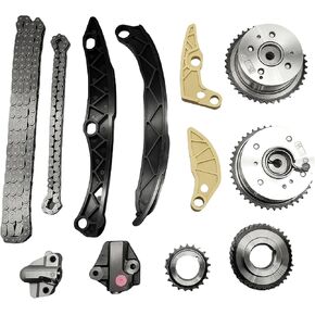24321-2G111 Timing Chain Kit Oil Pump Gear with Intake & Exhaust VVT Gear Set for 2010-2014 Hyundai Sonata 2011-2014 Kia Optima 2.4L Engine G4KH G4KC 2011-2014# 24350-2G750 24431-2G101 23121-2G551