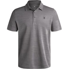 Spyder Mens Polo Shirt - Moisture-Wicking Short Sleeve Athletic Performance Collared Golf Shirt for Men (S-XL)