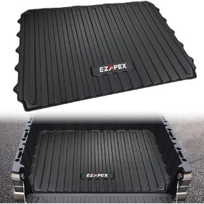 Bed Mat Liner Compatible with Polaris Ranger 1000 Crew 1000 Crew XP 1000 XP Kinetic 2018-2025 All Weather Rear Cargo Mats TPE Accessories