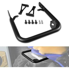 Rear Grab Bar Bumper Carbon Steel Compatible with Yamaha YFZ450R 2009 2010 2011 2012 2013 2014 2015 2016 2017 2018 2019-2023, YFZ450R SE 2009-2019 2020 2021 2022 2023, YFZ450X 2010-2011 Black