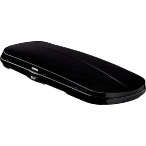 Yakima Grandtour Lo Aerodynamic Low Plumpeld Rowtop Box مع عزم دوران قابل للإزالة ، وفقس محسّن وأرضية مسطحة للسيارات والعربات
