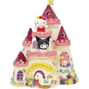 Blue Sky Clayworks Hello Kitty و Friends Castle Candle House ، ارتفاع 8 بوصات ، زخرفة العطلات ، 23500