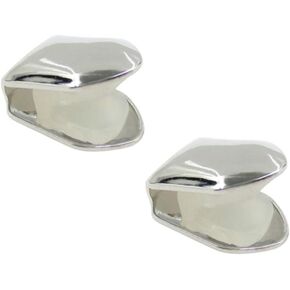 EXCEART Gold Tooth Silver Mouth Hip Hop Top Bottom Brass Tooth Single Grill Cap for Cosplay Accessories Gold Tooth Cap