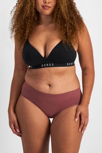 Bonds Seamless Invisi Brief Underwear in Cotton-Rich Blend for Women, 3-Pack in Saudi Arabia
