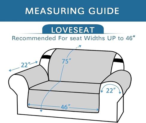 H.VERSAILTEX Water Resistant Christmas Chair Cover Reversible Chair Couch Slipcover Quilted Furniture Protector with Elastic Strap Washable Chair Cover(Armchair, Christmas Green/Christmas Red) in Saudi Arabia