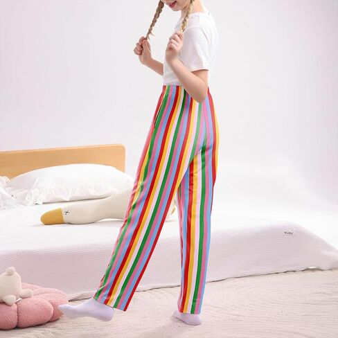American Trends Girls Pajama Pants Cute Print Pj Pants for Girls Kids Soft PJ Bottoms Lounge Pjs Sleepwear with Pockets in Saudi Arabia