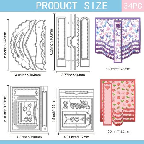 GLOBLELAND 3D Butterfly Card Cutting Dies for DIY Scrapbooking Metal Plants Cut Dies Sunflowers Roses Mushrooms Die Cuts for Card Making Embossing Photo Album Craft Decor in Saudi Arabia