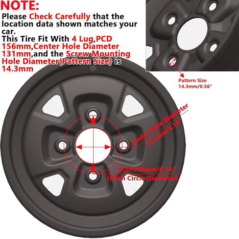 Set of 2 ATV Tires with Wheels 25x8-12, All Terrain 6-Ply Tires, Pre-Assembled Balanced Wheels with 4x110 Bolt Pattern 3.5+2.5 Offset for Mud/Sand/Trail & Farm Use in Saudi Arabia