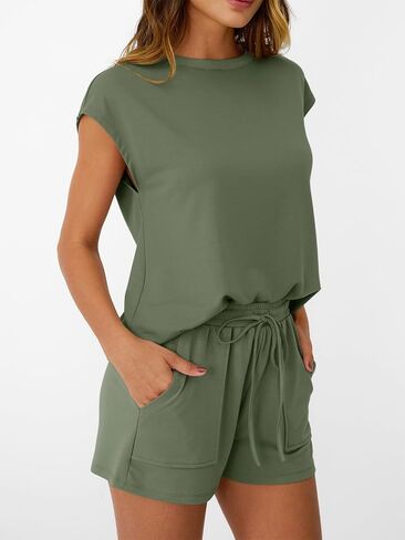 Outomet Womens Crew Neck من قطعتين قصيرتين in Saudi Arabia