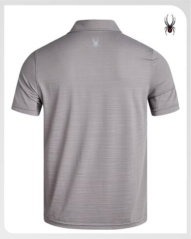 Spyder Mens Polo Shirt - Moisture-Wicking Short Sleeve Athletic Performance Collared Golf Shirt for Men (S-XL) in Saudi Arabia