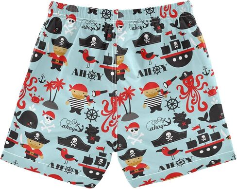Boys Swim Trunks with Mesh Lining Toddler Beach Shorts Bathing Suit Quick Dry for Kids Drawstring in Saudi Arabia