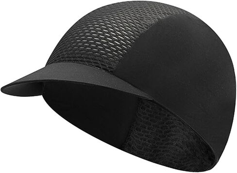 Cycling Cap Men Women, Cooling Bike Cap with Visor Sun Protection Under Helmet Liner Summer Bicycle Running Hat in Kuwait