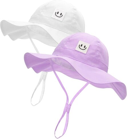 FURTALK Baby Girl Sun Hat Toddler Beach Hats UPF 50+ Wide Brim Bucket Summer Hat in Saudi Arabia