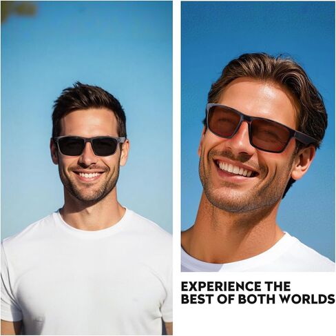 Missfive 2-pack Mens Ultimate BifoCal Grasshes مع القراء المدمجون في إطار الغلاف الرياضي المطورة ، ونظارات القيادة والقراءة UV400 لـ Outdoor +2.5 in Kuwait