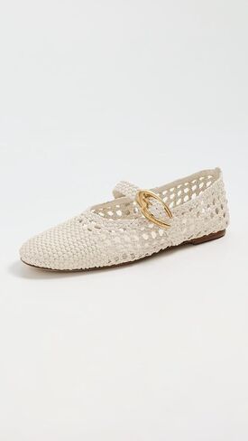 Larroudé Women's Verona Macrame Ballet Flats in Saudi Arabia