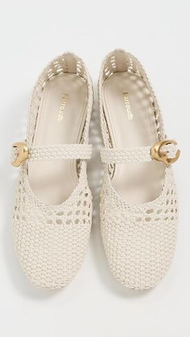 Larroudé Women's Verona Macrame Ballet Flats in Saudi Arabia