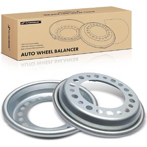 A-Premium 2PCS Auto Wheel Balancer متوافق مع الشاحنات الشاقة لديها 477.5 مم عجلة
