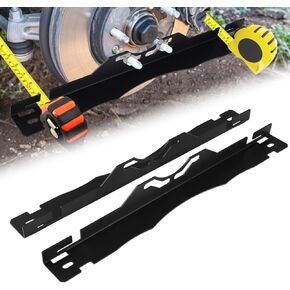 2 Pcs Wheel Alignment Tools, Heavy Duty Stainless Steel Automotive Camber Alignment Plates,Precise Camber Toe Alignment Boards, Align Measuring Tools with Hanging Holes, Fit Most Vehicles