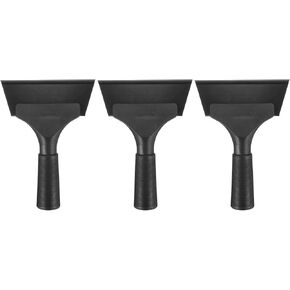 HARFINGTON 3pcs Squeegee 5 Inch Length Auto Water Blade Shower Squeegee with Non-Slip Handle for Car Windshield Window Cleaner Glass Door, Black