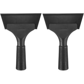 HARFINGTON 2pcs Squeegee 5 Inch Length Auto Water Blade Shower Squeegee with Non-Slip Handle for Car Windshield Window Cleaner Glass Door, Black