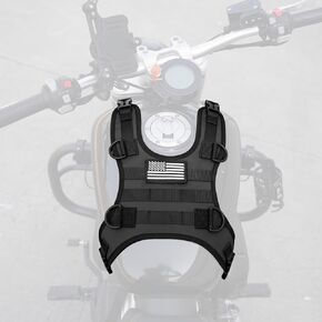 Motorcycle Fuel Tank Bag Mounting Base Universal Saddle Bag/Tail Bag/Seat Bag Mounting Base Accessory Waterproof US Flag