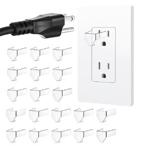 20 Pcs 3 Prong Loose Outlet Plug Fix, Plastic Socket Outlet Tightener Insert Snug Plugs for Loose Outlets Ensure Secure Connection for Power Plug Compatible with Most Losing Outlets and Socket