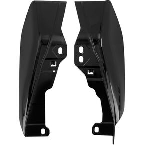 Motorcycle Mid Frame Air Deflector Heat Shield Fit for Harley Touring Road Glide Electra Glide Road King Street Glide Trike (for 2009-2016, Vivid Black)