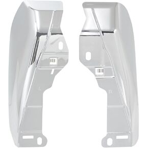 Motorcycle Mid Frame Air Deflectors Heat Shield Fit for Harley Touring Road Glide Electra Glide Road King Street Glide 2024-up (Chrome)