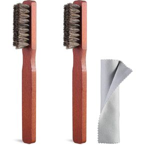 Shoe Brush Shoe Polish Brush Horse Hair Brush for Leather Horsehair Shoe Brush Professional Shoe Polish Applicator