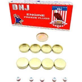 DNJ FPS3195 Brass Freeze Plug Set for 1991-2004 AM General, Chevrolet, GMC, Hummer Blazer, C1500, C1500 Suburban 6.2L-6.5L V8 16V OHV 379cid
