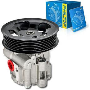 PHILTOP Power Steering Pump with Pulley, Compatible with 2010-2021 4Runner 4.0L, Replace # 21-486, 990-1136, 21486, 9901136, 4431060540, 4431060541, 19319680
