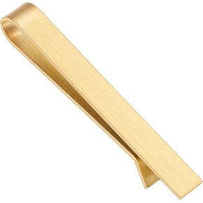 2.2/2.5 Inch Tie Clips for Men's tie in Gift Box, tie bar & pins set for larger width necktie in black red white blue color, Suitable for Wedding Anniversary Christmas Party