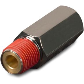 VIAIR 3/8" (F) to 3/8" (M) Black Nickel Plated Check Valve