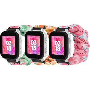 3Pack Scrunchie Band متوافق مع Gizmo Watch 3 2 1/Gabb Watch 3e 3 2 1/Syncup Kids Watch ، حزام استبدال حلقة Strechy للأطفال