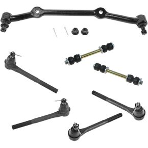 TRQ Front Steering & Suspension Kit Center Link Sway Bar Stabilizer Link Tie Rod Compatible with 1996-2005 Chevrolet Blazer 1996-2003 S10 1996-2001 GMC Jimmy Sonoma 1996-2000 Isuzu Hombre